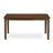7 Piece Dining Table Set Consist of a Rectangle Dining Room Table and 6 Light Tan Linen Fabric Upholstered Chairs, Mahogany-2005997103-2005997102-2005997100