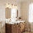 Besima 4-Light Hammered Glass Dimmable Vanity Light-781668504