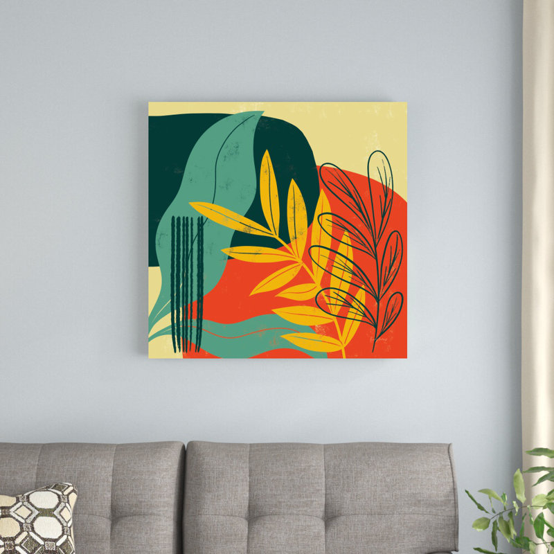 «Mid Century Modern II» par Becky Thorns - impression sur toile tendue, H 30 po x l 30 po