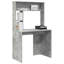  Desk With Shelf Concrete Grey 91 X 50 X 149 Cm Engineered Wood