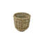 Set Of 3 Grey Round Rattan Baskets