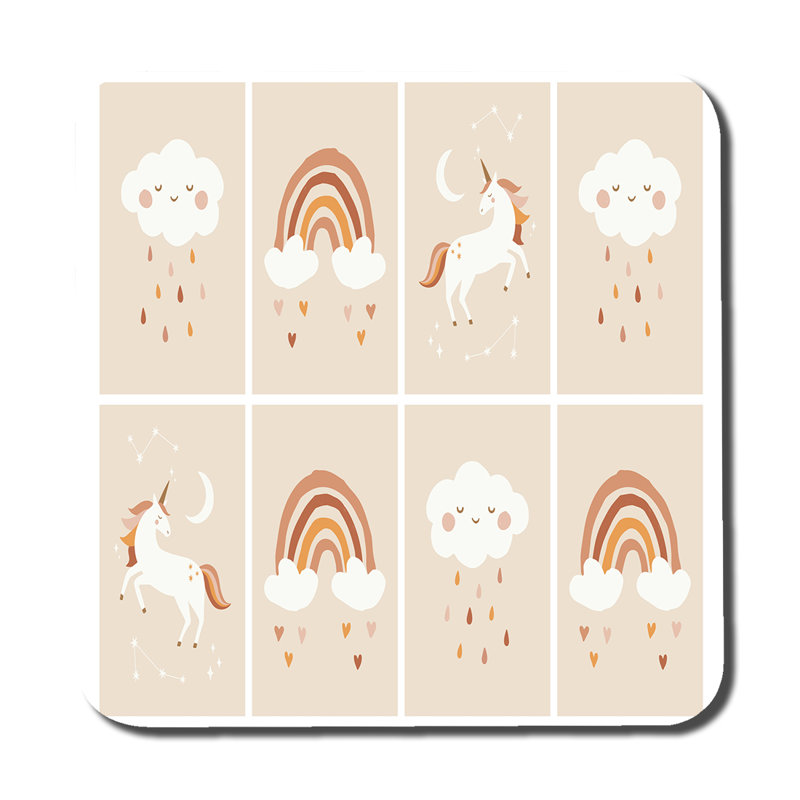 Square 6 Piece Coaster Set