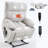 Dual Motor Infinite Position Up To 350 LBS Chenille Power Lift Recliner Chair, Heavy Duty Motion Mechanism With 8-Point Vibration Massage And Lumbar Heating, Dual Cup Holders-991735973