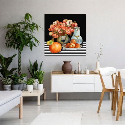A 3D Still Life Contemporary Fruit Flower Wall Art