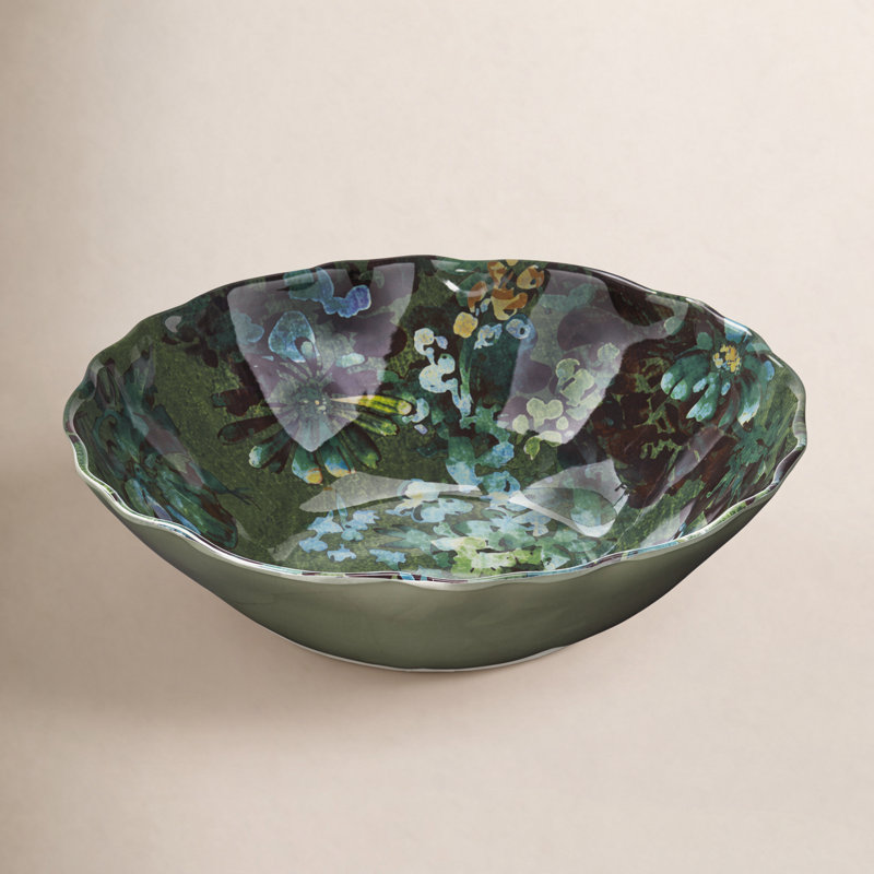 Botanica Melamine Serving Bowl
