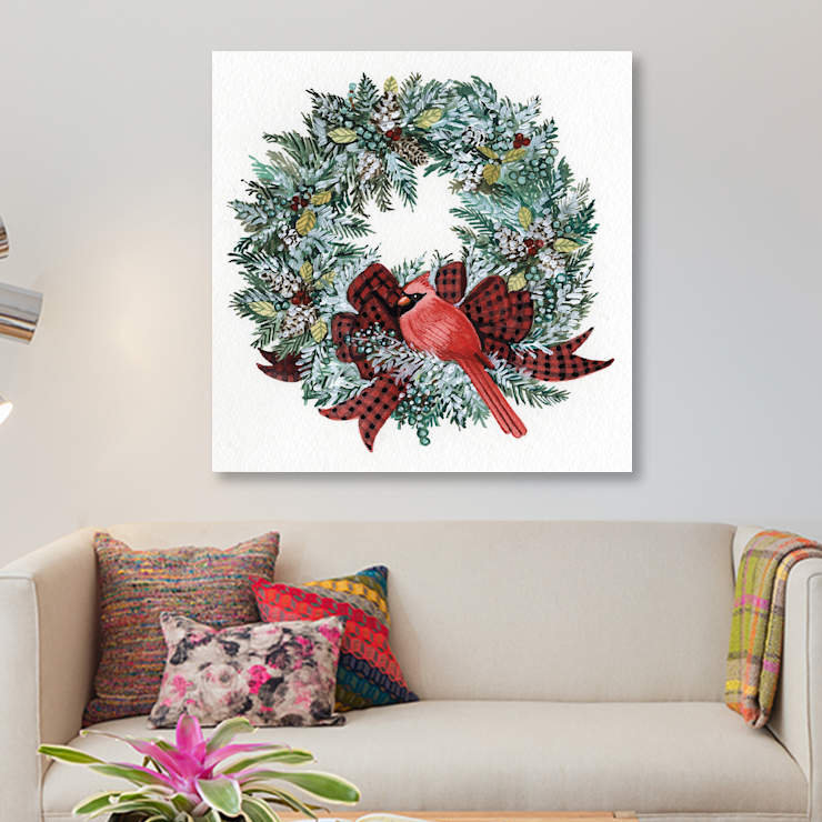 Kathleen Parr McKenna - Wrapped Canvas Print, 45.72 cm H x 45.72 cm W x 1.91 cm D