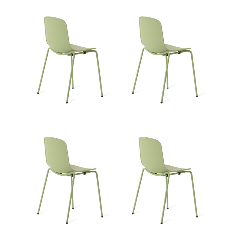 Chaise empilable Holi, Vert