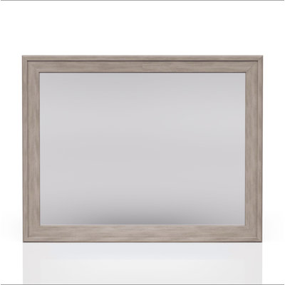 Miroir rectangulaire en bois