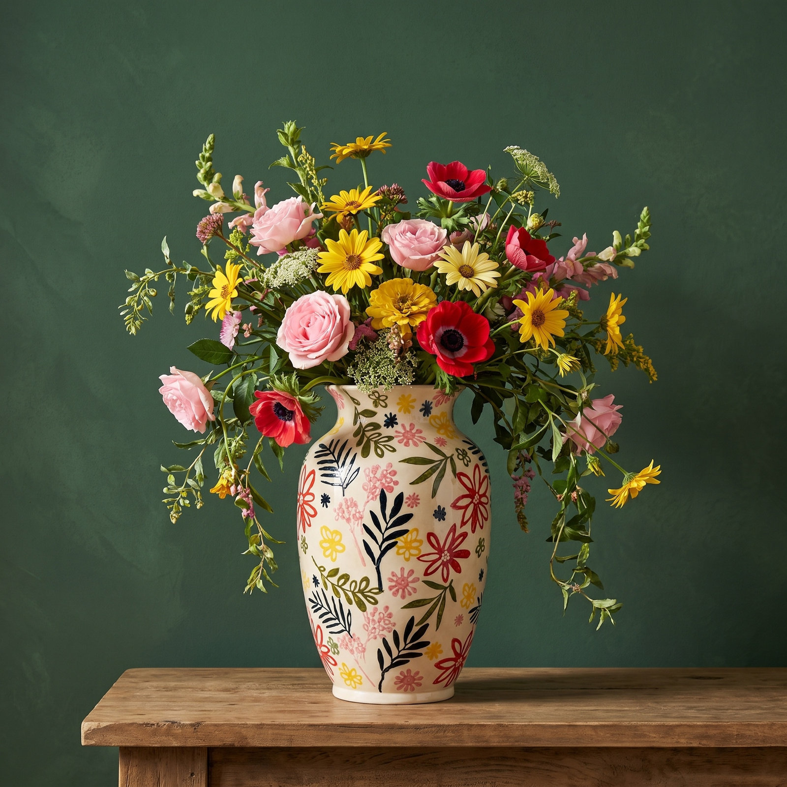 Kinsley Floral Urn