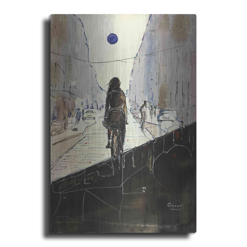 "The Divide" par Oscar Alvarez Pardo, H 16 po x l 12 po