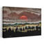 Art mural abstrait contemporain ancien champ de bataille-1059544138