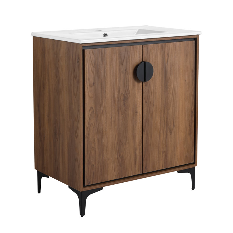 Ensemble de meuble-lavabo avec lavabo supérieur Alonso