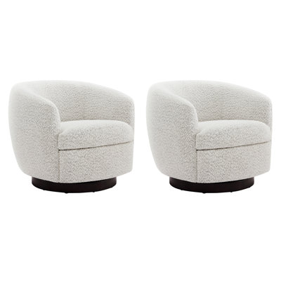 Marcy Swivel Barrel Chair