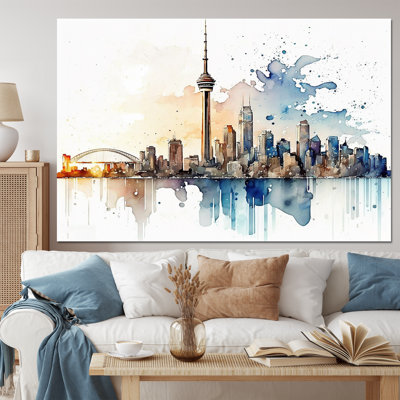 Toronto Skyline I  Toronto Wall Decor