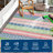 9' x 12' Reversible Outdoor Patio Rug, Waterproof Plastic Straw Weave, Foldable Lightweight Design, Easy-Clean Surface for Backyard, Deck, Camping and Beach-1733523248-1733523250