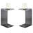 Set Of 2, Acrylic End Table, C-shape Acrylic Side Table Small Simple Side Table Modern Acrylic Coffee Tables For Living Room,bedroom-1054058092