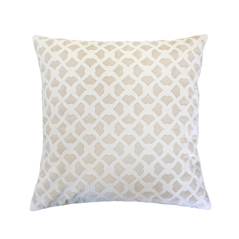 Housse de coussin Cut Cut, Crème, 18 po x 18 po