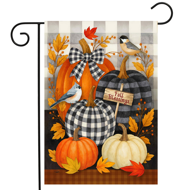 Drapeau d'automne 12 po x 18 po