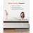 3" Quilted Mattress Topper with Breathable Cover – Plush Comfort & Support-933894567
