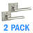Satin Nickel Double Dummy Door Lever