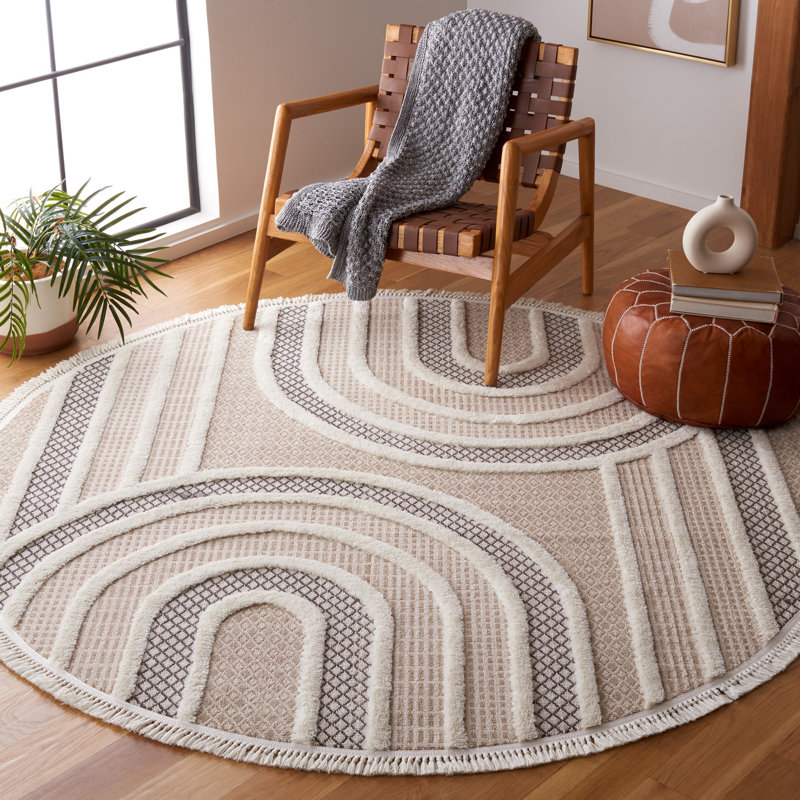 Urban Performance Geometric Rug, Round 6'7"