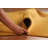 Solid Yellow Gabbeh Oriental Rug 5x7