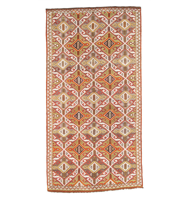 One-of-a-Kind 5'4" X 10'4" 2010s Wool Area Rug in
