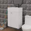 Meuble-lavabo flottant contemporain de 18,5 po avec lavabo en résine