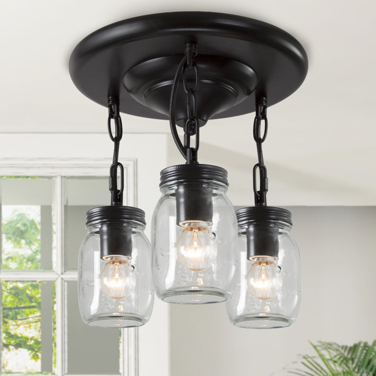 Temescal Glass Flush Mount