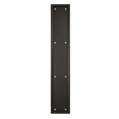 Deltana PP2281U10B Framed Push Plate, HD, 3 1/2" x 20" in Oil-rubbed Bronze