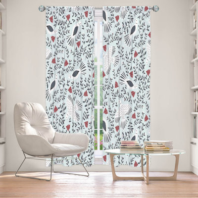 Paire de rideaux obscurcissant en polyester Hemmi