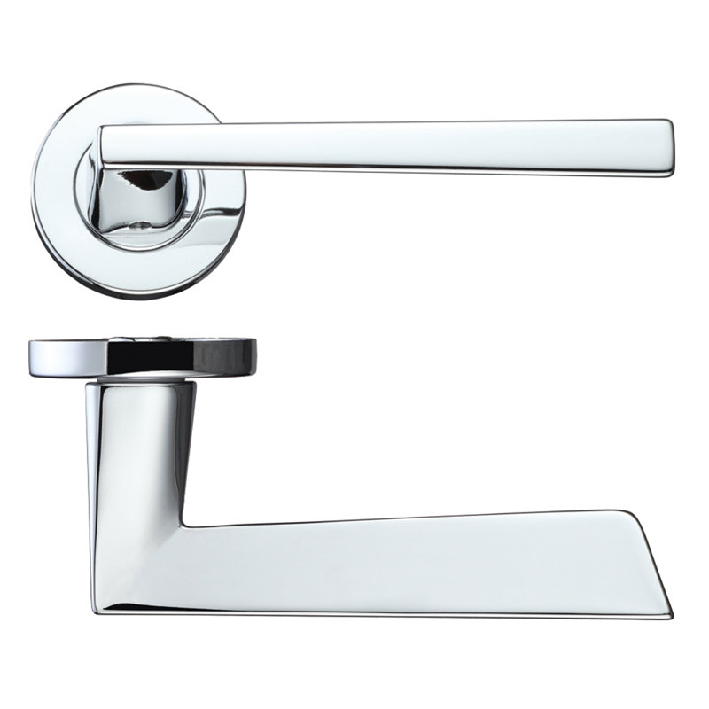 Lyra Internal Door Handle Pack, Polished Chrome