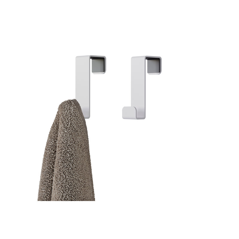 RUGI Over-the-Door Towel Hook, White