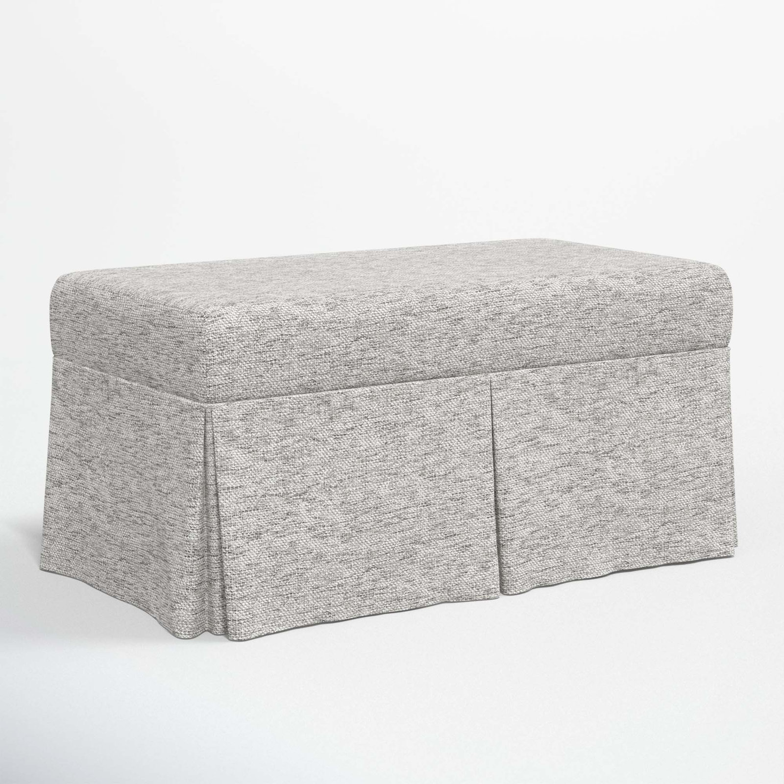 Wyatt Storage Bench, Milsap Spray Sustain® Tweed
