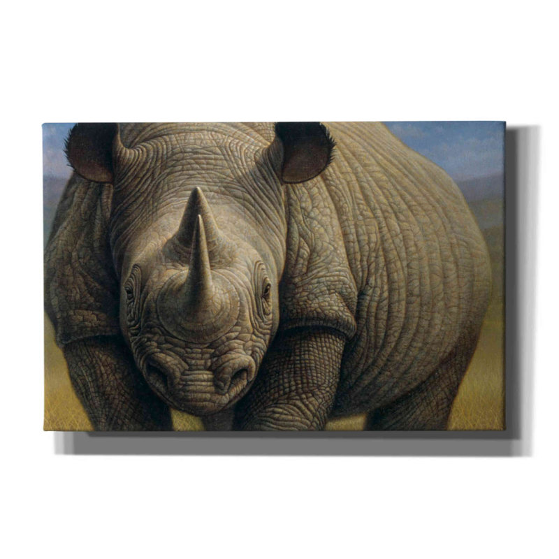 Sur toile, H 12 po x l 18 po x P 0,75 po
