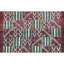 Hand-Knotted High-Quality Blue and Rust Area Rug