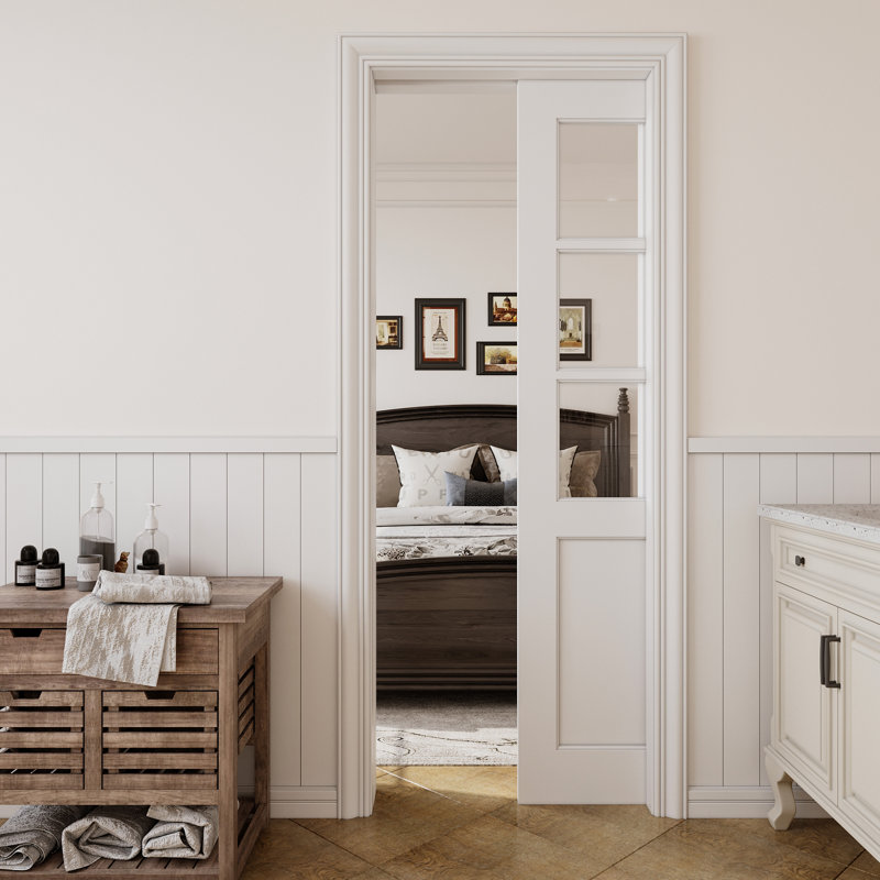 Porte coulissante 6 pièces Lite, 30 po x 80 po