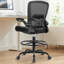 Chaise de dessinateur en filet avec repose-pieds réglable et support lombaire -88377670-88377671