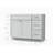 Disar 42" Single Bathroom Vanity Base Only-111530671