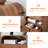 2-Drawer Nightstand with Charging Station