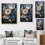 «Zavin Blue Ferns Indigo Tranquility Papercut II», reproduction sur toile-451060154-451060174