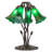 16" High Green Tiffany Pond Lily 5 Light Table Lamp-2138241366-2127056517