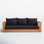 Tulum 87'' Wide Teak Patio Sofa with Cushions