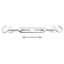 VidaXL Silver Stainless Steel Hardware