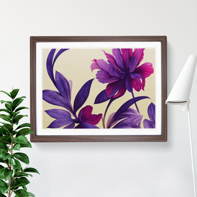 Unforgettable Watercolour Flowers - Framed Print