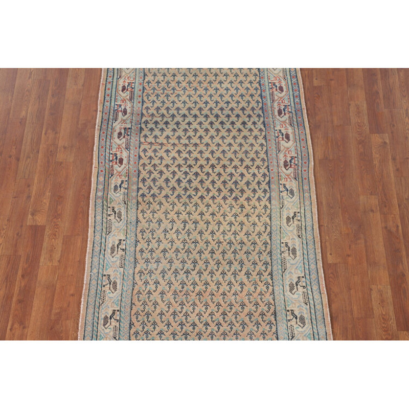 Tapis de couloir géométrique traditionnel 3 x 10