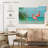 Flamingos And Coconut Leaves-107946307