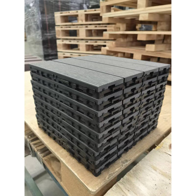 Carreaux de terrasse emboîtables DIY - imperméables, durables et écologiques pour les planchers intérieurs et extérieurs