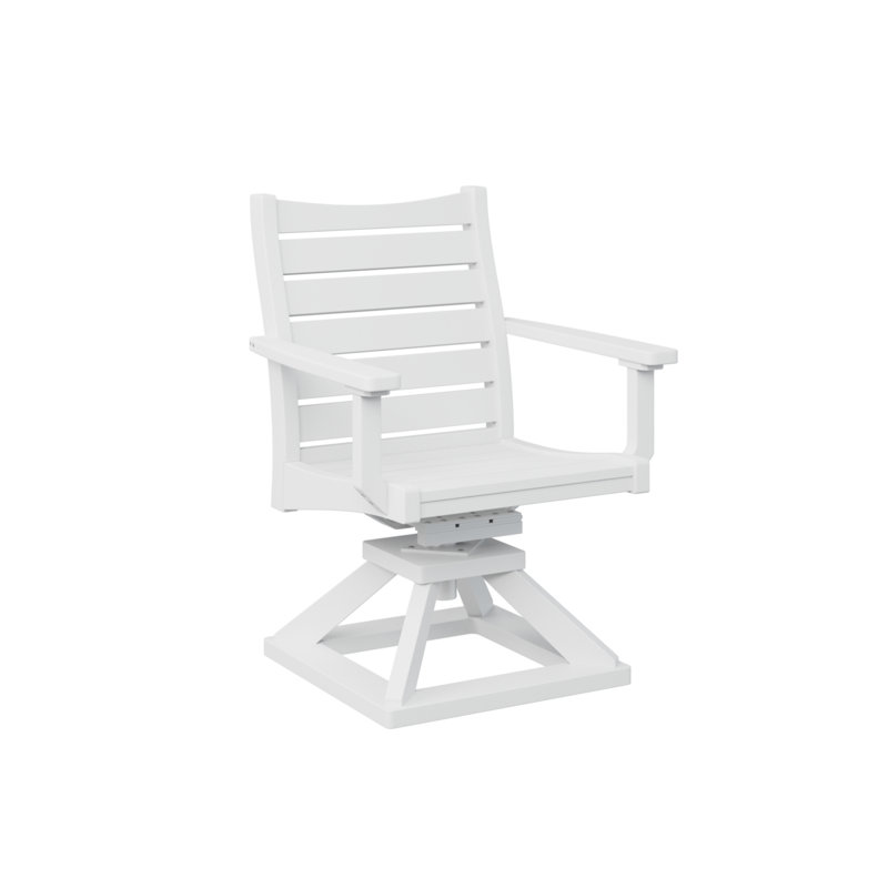 Chaise berçante pivotante blanche Berlin Gardens Bristol, Blanc