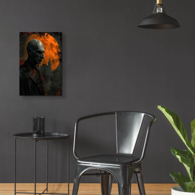 Art mural en verre épique «Monarch Of The Dusk» par r3darch0n